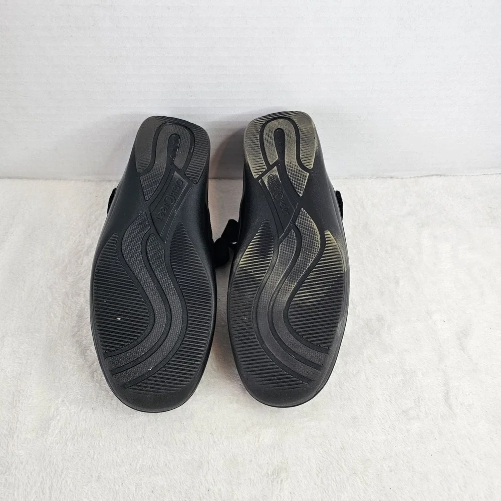 Orthofeet Springfield Mary Jane Shoes Womens Size 7B Black Comfort Orthopedic